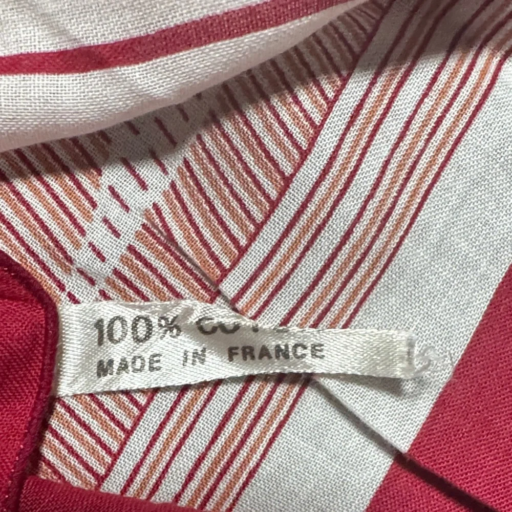 Vintage Pierre Cardin Red and White Decorative 🧣